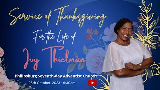 Thanksgiving Service for the life of Ivy Thielman  Oct 28th 2023  at 930 am [upl. by Enyaht280]