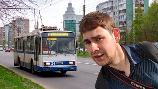 Novgorod a wonderful ancient russian city with Skoda trolleybuses and accordeon buses [upl. by Adnuhs832]