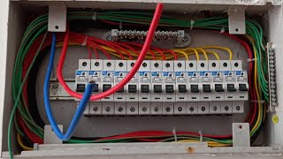 16 way MCB Box connection ।। AC Circuit Normal Load Power Load Circuit MCB connection [upl. by Fosdick833]