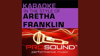 I Never Loved A Man Karaoke With Background Vocals In the style of Aretha Franklin [upl. by Lynnett]