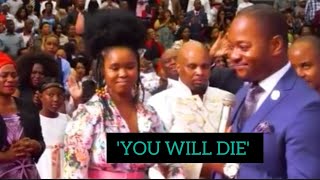 Nigerian Pastor Prophesying Zahara in her presence about her death Her reaction dying 😳 [upl. by Ahsaek380]