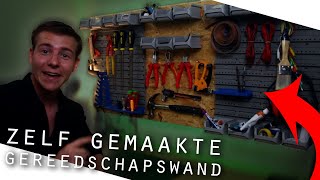 Zelf een GEREEDSCHAPSWAND maken  Van ROMMEL KAMER naar HOME STUDIO  Davey Raaijmakers [upl. by Eidnim623]