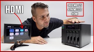 quotNetwork Drivequot NAS with 4 NVME HDMI and a LOT More  Asustor LOCKERSTOR 4 Gen 2 [upl. by Clabo]