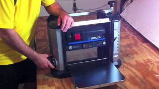 Delta 13quot PORTABLE THICKNESS PLANER 22590  Review [upl. by Hattie]