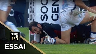 TOP 14  Essai Yoann MAESTRI ST  Toulouse  Montpellier  J21  Saison 20172018 [upl. by Marleen]