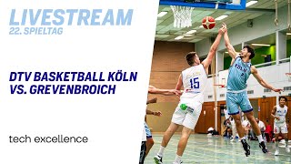 DTV Basketball Köln vs Grevenbroich 22 Spieltag RegionalligaWest 20232024 [upl. by Acisseg]