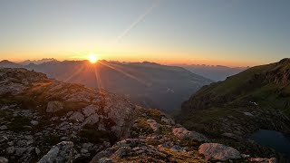 Sunset Swiss mountains – Timelaps – Summer 2024 [upl. by Peggi]