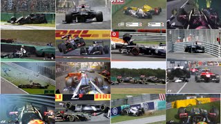 Pastor Maldonado Crash Compilation [upl. by Lehsar257]