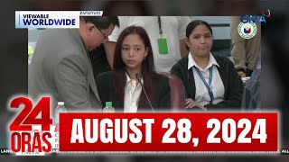 24 Oras Express August 28 2024 HD [upl. by Akahs53]