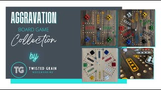 Wooden Aggravation Board Game by Twisted Grain [upl. by Gottuard327]