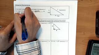 10 Simplifying Radicals amp Pythagorean Theorem Review finite 2024 [upl. by Kenney]