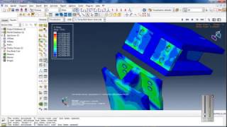 Abaqus Beam simulation by using failure model [upl. by Ardel]