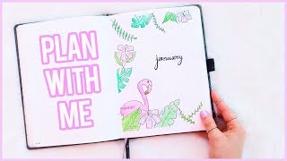 PLAN WITH ME  JANUARY 2018 [upl. by Notsirt96]