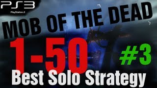 Mob of the Dead Rounds 150 Best Solo Strategy 0 Downs Walkthrough Part 3  Black Ops 2 Zombies [upl. by Pennebaker]