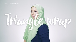 Hijab TutorialTriangle Wrap with headband [upl. by Teodora]