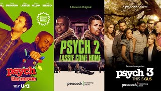 Trilogy Trailer Psych Movie Psych 2 Lassie Come Home amp Psych 3 This is Gus  Yo You Seen This [upl. by Adnohsor]