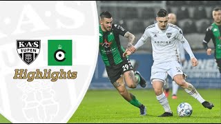 Highlights Matchday 22 KAS Eupen vs Cercle Brügge 02 [upl. by Naehgem]