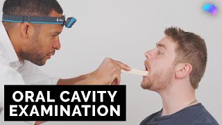 Oral Cavity Examination  OSCE Guide  UKMLA  CPSA [upl. by Lissa108]