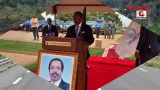 Infrastructures routières lancement officiel de la phase 2 de lautoroute YaoundéDouala [upl. by Pfaff]