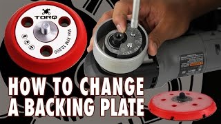 How To Change Dual Action Backing Plates  TORQ Polisher  Chemical Guys [upl. by Nivk]