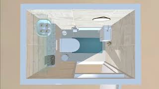 58 Bathroom Design  3D Bathroom Design  Standard Size Of Bathroom [upl. by Fachini]