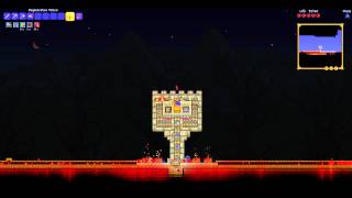 Terraria Prehardmode Autofarm 5 bosses killed in under a minute [upl. by Nylecoj758]