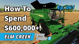 NEW John Deere X9 1100 Combine  Elm Creek EP 061  Farming Simulator 22 [upl. by Evannia74]