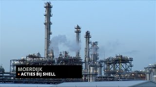 Werknemers van Shell Moerdijk en Shell Pernis voeren actie [upl. by Candide]