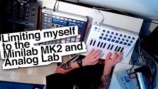 Beatmaking with MiniLab MK2 walkthrough [upl. by Leirum371]