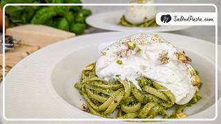 Burrata i pistacje Najlepszy makaron jaki jadłeś 😋Tylko 20 MINUT ⏱️ [upl. by Adnahsam]