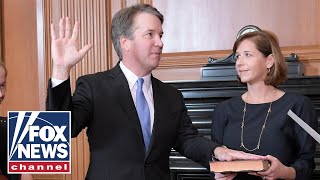 Justice Kavanaugh is sworn in by President Trump [upl. by Sibylle590]