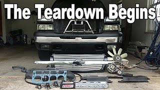 53 Silverado Engine Teardown and Removal Begins [upl. by Namruht]