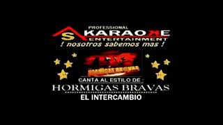 KARAOKE LAS HORMIGAS BRAVAS EL INTERCAMBIO [upl. by Amaleta]