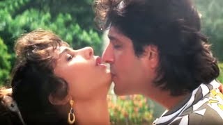 Chunkey Pandey Somy Ali  Kya Aankhen Hai  Alka Yagnik Abhijeet  Teesra Kaun  Romantic Song [upl. by Dorraj]