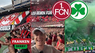 DER CLUB ist der BOSS im FRANKENDERBY  PYRO l 1 FC Nürnberg  SpVgg Fürth 20 l 2 Bundesliga [upl. by Raines334]