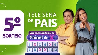 5º SORTEIO  RESULTADOS da TELE SENA de PAIS 28072024​ [upl. by Hanoj]