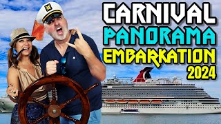 Carnival Panorama 2024 Mexican Riviera  Embarkation Day  Cruise Vlog [upl. by Falito160]