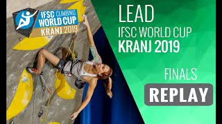 IFSC World Cup Kranj 2019  Lead finals [upl. by Suiradal]