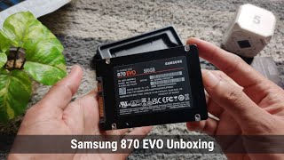 Samsung 870 EVO Unboxing  Best SSD For Storing Photos and Video or any Other Sensitive Data [upl. by Vezza446]