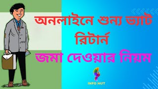 শূন্য ভ্যাট রিটার্ন জমা দেওয়ার নিয়ম  Zero Vat Return Process online  Vat Return [upl. by Geraud]