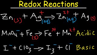 How To Balance Redox Reactions  General Chemistry Practice Test  Exam Review [upl. by Ryon7]