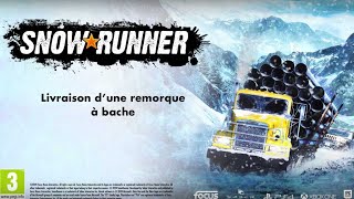 Allons livré une remorque sur SnowRunner PS54K [upl. by Bell]