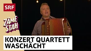 Konzert Quartett Waschächt  Zäme stah  SRF [upl. by Eimyaj]