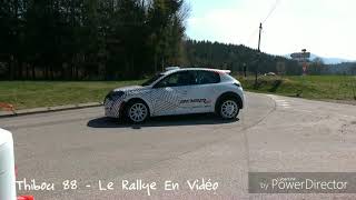 Test Yohan ROSSEL  New Peugeot 208 R2  THIBOU 88 [upl. by Norris]