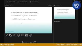 Ciclo de Conferencias de Genética Aplicada quotAtrofia Muscular Espinalquot [upl. by Haikan682]