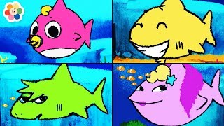 Baby Shark Doo Doo Song For Kids  Baby Songs amp Nursery Rhymes For Children By BabyFirst [upl. by Ruzich]