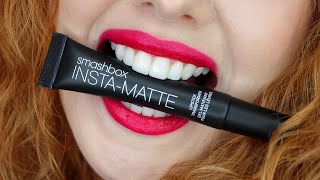 Smashbox InstaMatte Lipstick Transformer  Does It Work [upl. by Gnilhsa375]