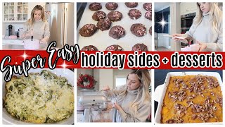 NEW SUPER EASY COOK WITH ME 2020 CHRISTMAS SIDES AND DESSERTS  GLUTEN FREE  TIFFANI BEASTON SAHM [upl. by Atoked]