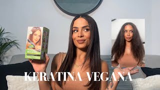 ALISADO BRASILEÑO DE KERATINA VEGANA KERATINA EN CASA KATIVA ✨ Paso a Paso keratina kativa [upl. by Tamar]