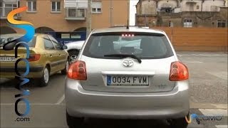 Estacionar en batería de frente  Aprender a conducir [upl. by Alexia]